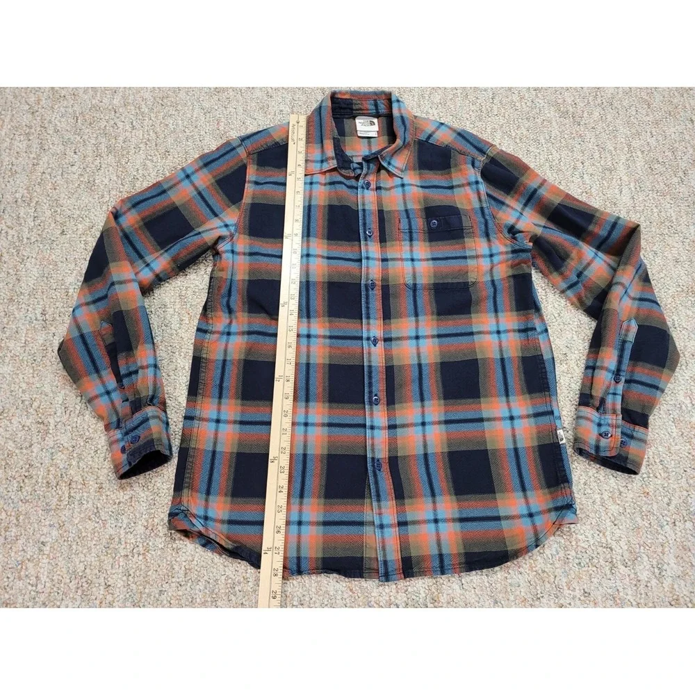 The North Face Shirt Mens Medium Plaid Hayden Pass Button Down Outdoors Hiking